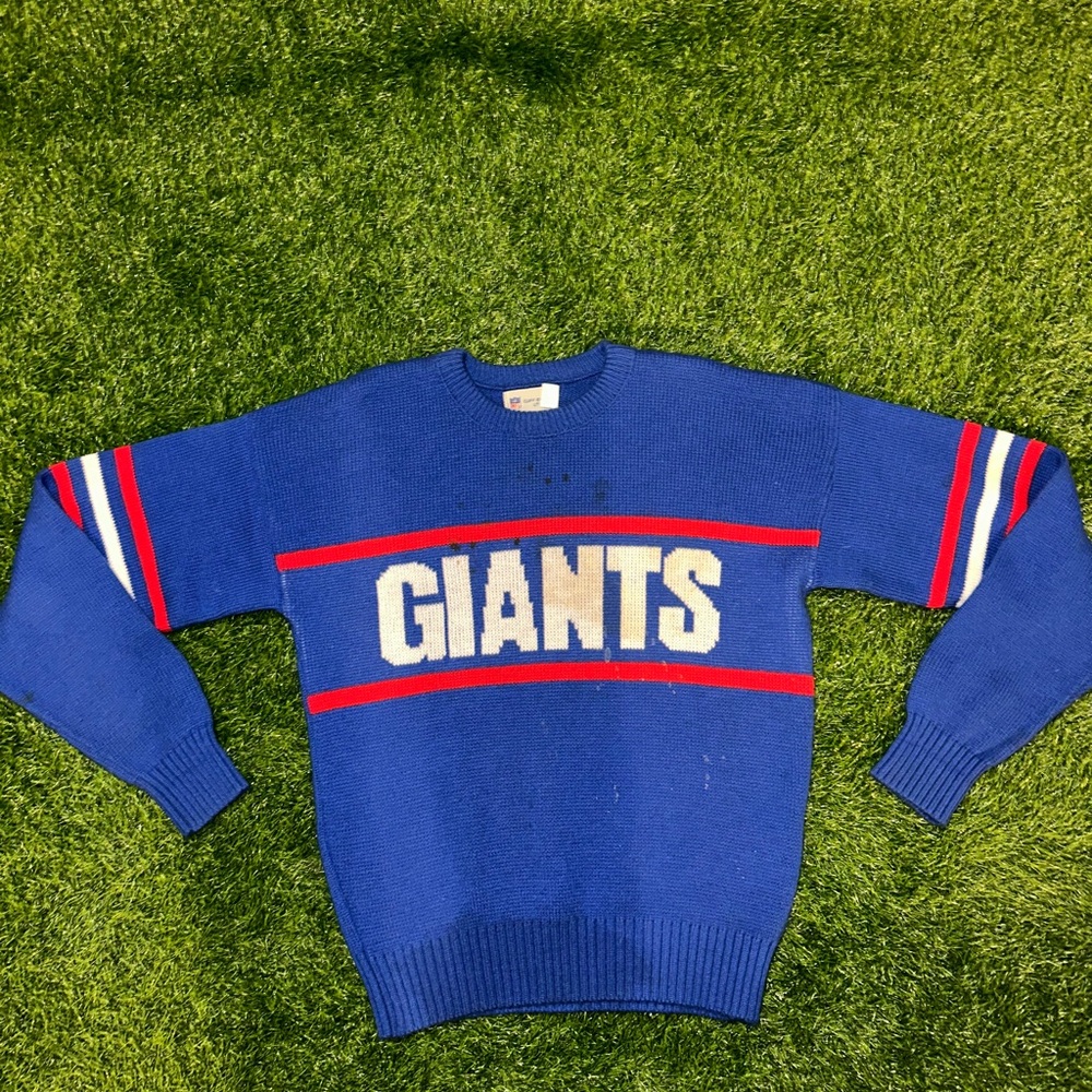 Vintage NFL New York Giants Crewneck Sweater Knit size medium